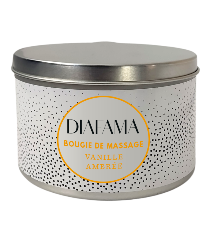Bougie de Massage Vanille Ambrée