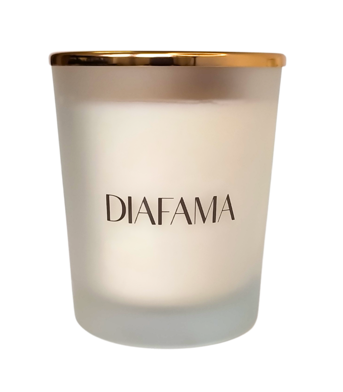 Bougie Parfumée Santal et Pierre de Jaspe Rouge