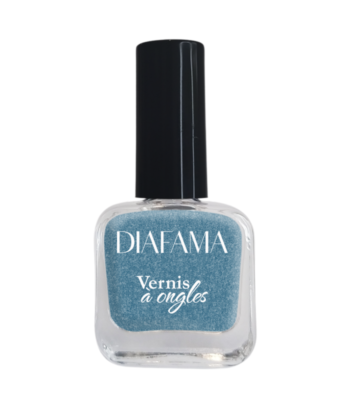 Vernis à Ongles Bleu Pailleté