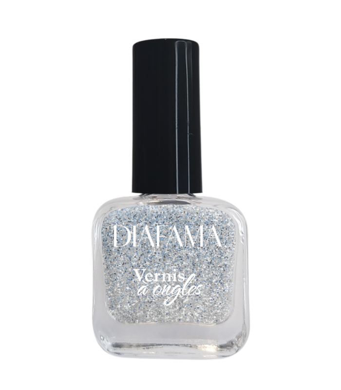 Vernis à Ongles Argent Pailleté