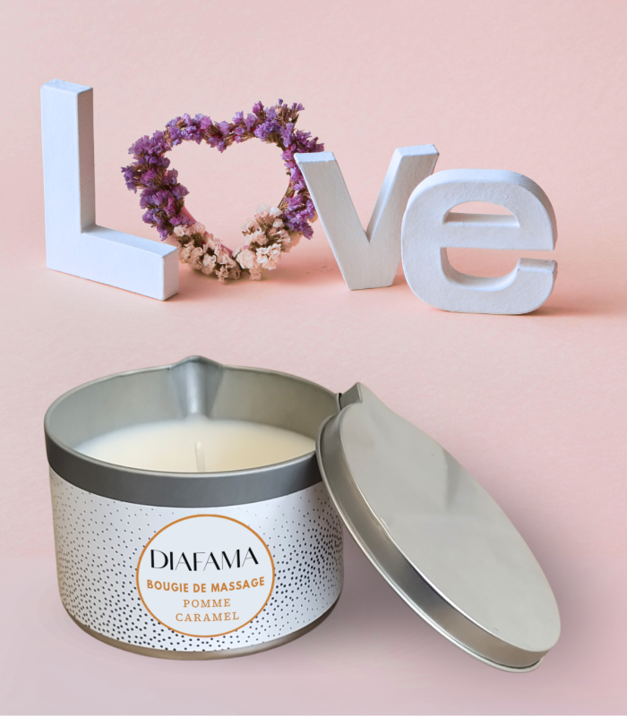 Bougie de Massage Pomme Caramel